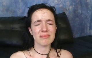 Lily Krystal hammered by two men and fingered